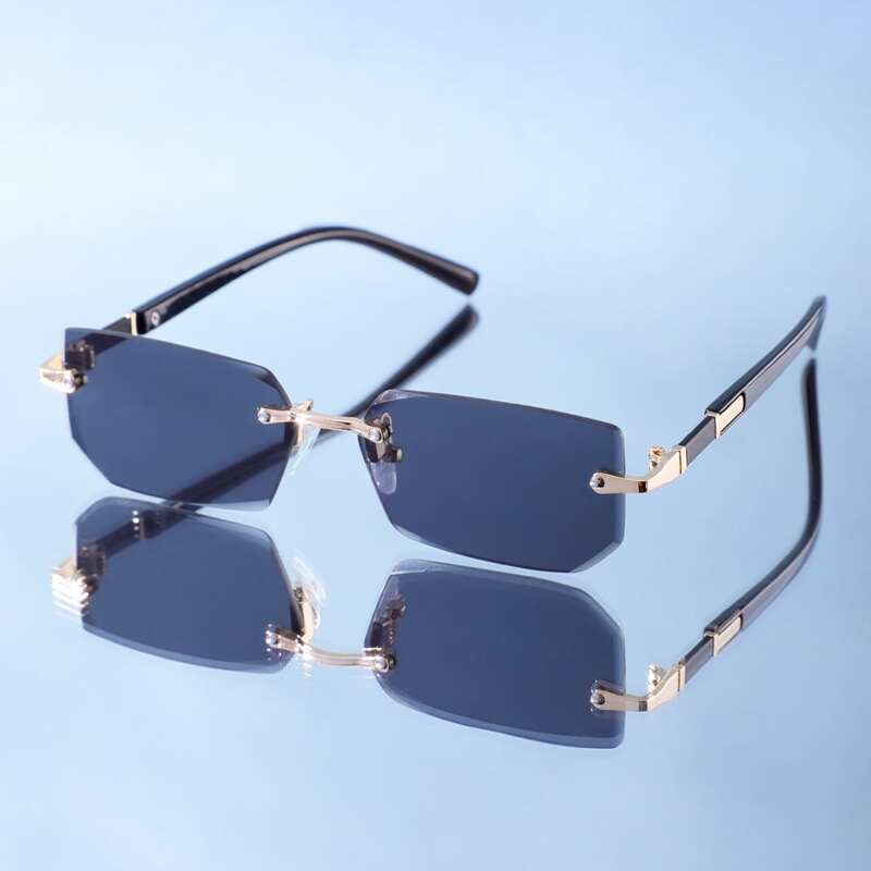 

Rimless Rectangle Sunglasses