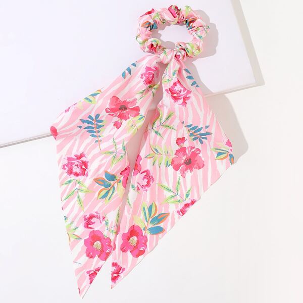 

Floral Print Scarf Hair Tie, Multicolor