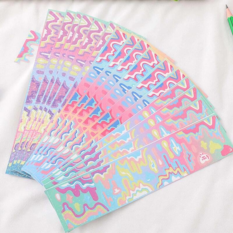 

2sheets Random Graphic Sticker, Multicolor