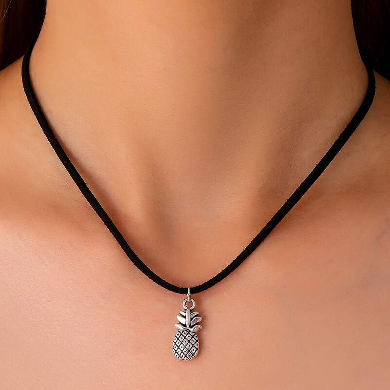 

Pineapple Pendant Necklace, Multicolor