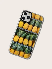 Pineapple Pattern Phone Case - Multicolor - View 3