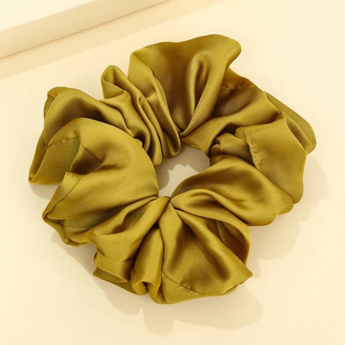

1pc Satin Scrunchie, Green