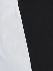 Manfinity 男士雙色熊圖案T恤 - 黑與白 - 查看 4