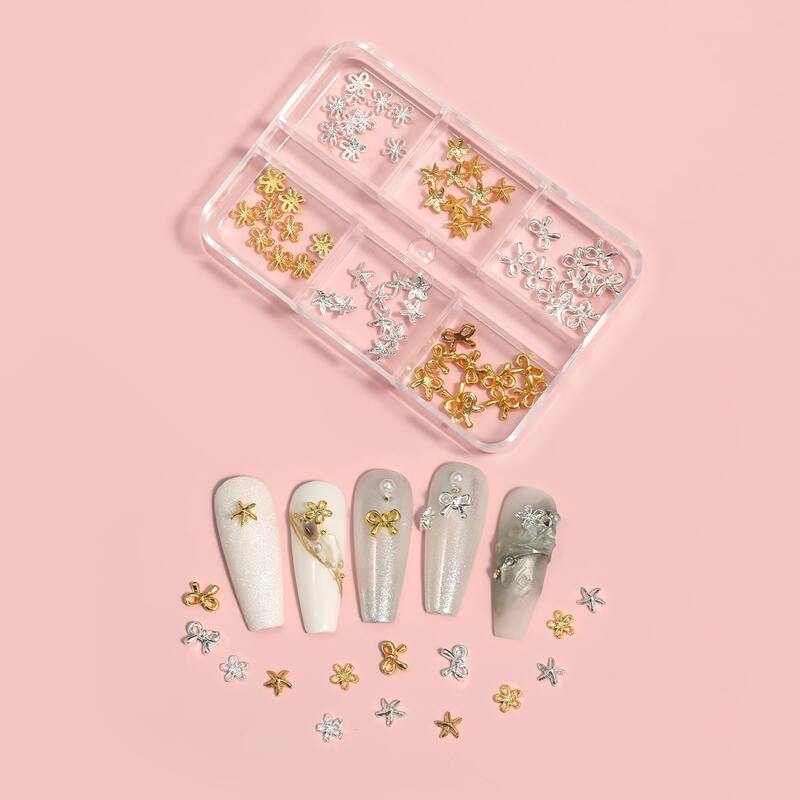 

1box Nail Art Decoration, Multicolor