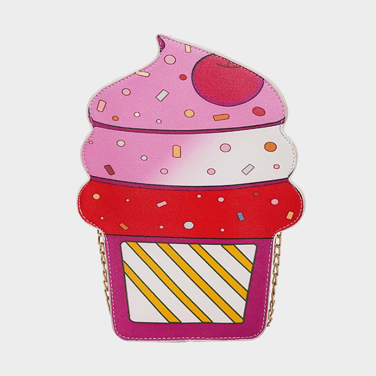 

Ice Cream Chain Bag, Multicolor