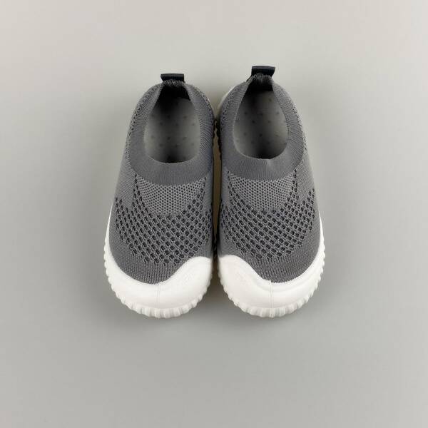 

Toddler Boys Slip On Knit Sneakers, Grey