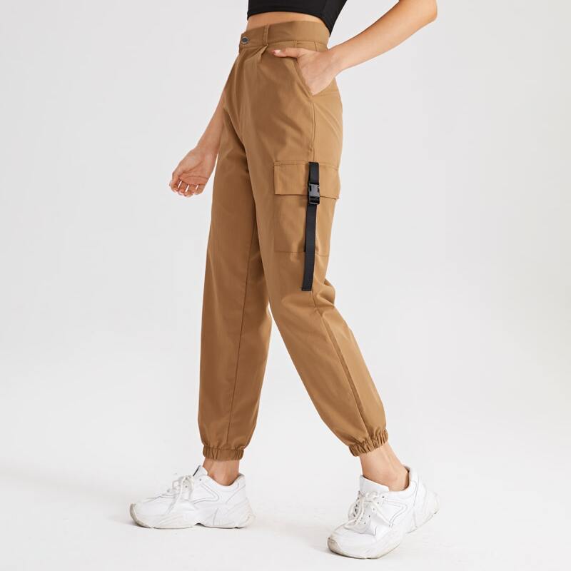 

Solid Cargo Joggers, Brown