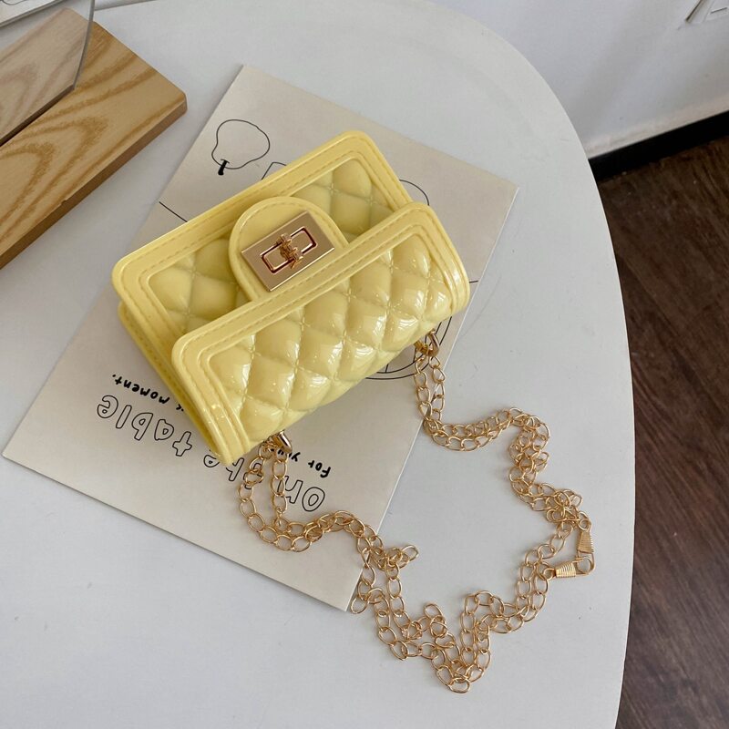 

Mini Chain Shoulder Bag, Yellow