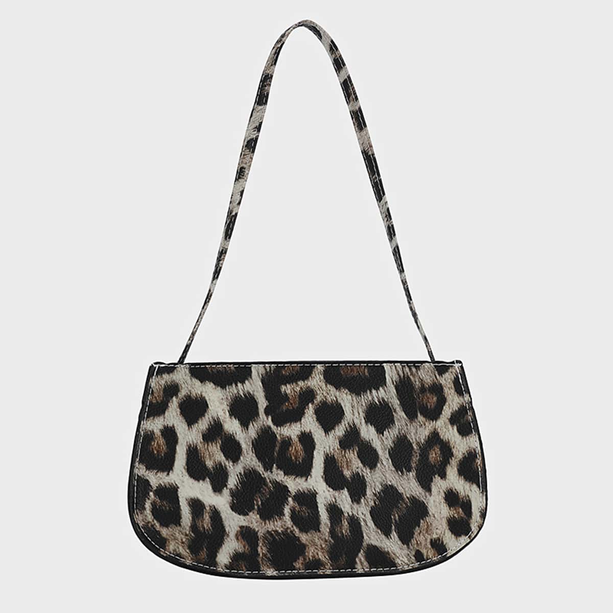 

Leopard Shoulder Bag, Multicolor