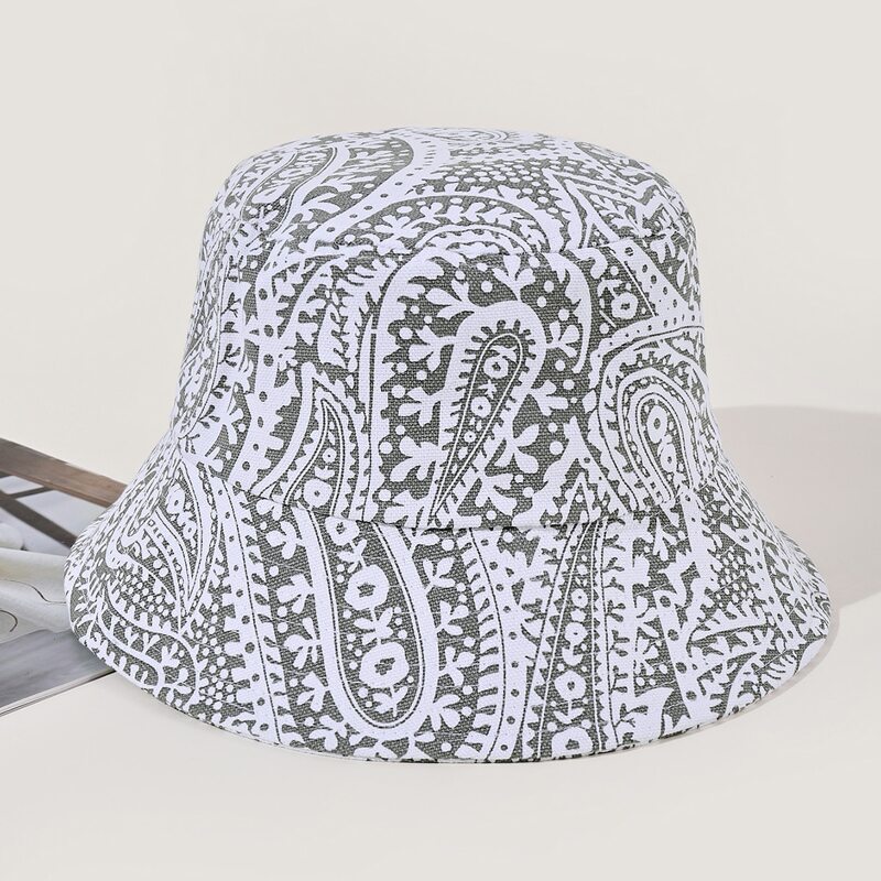 

Paisley Pattern Bucket Hat, Multicolor