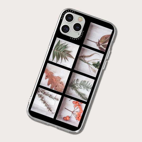 

Leaf Pattern Phone Case, Multicolor