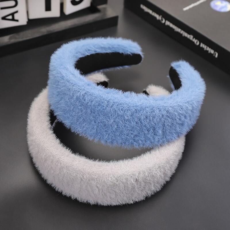 

1pc Random Fluffy Headband, Multicolor