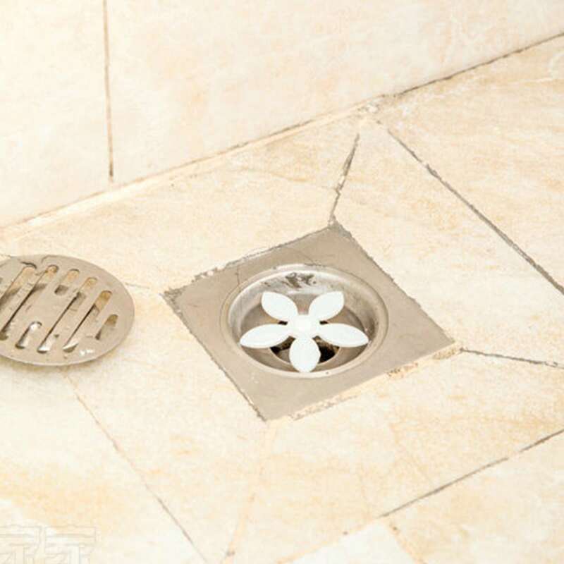 

Floral Shaped Drain Filter, White
