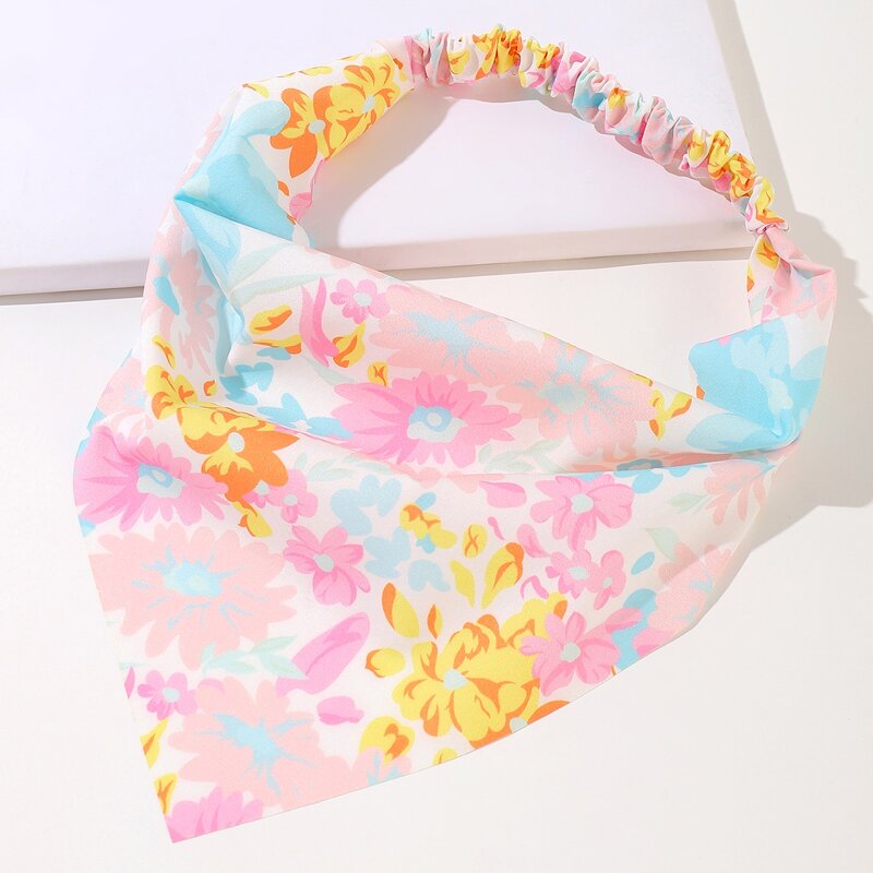 

Flower Print Hair Band, Multicolor