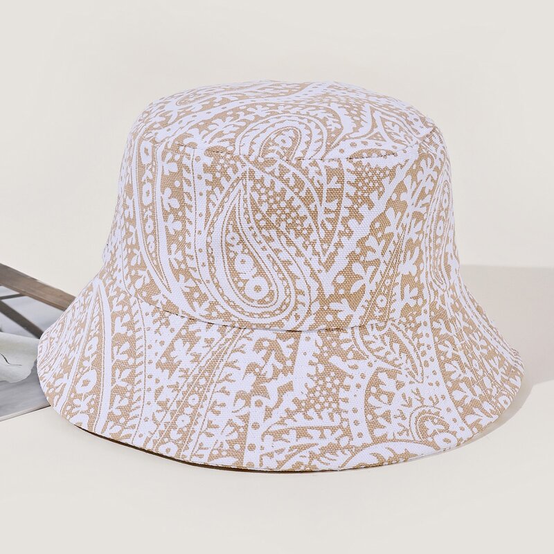 

Paisley Pattern Bucket Hat, Multicolor