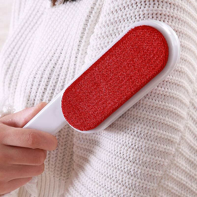 

1pc Double-sided Pet Hair Removal Brush, Red