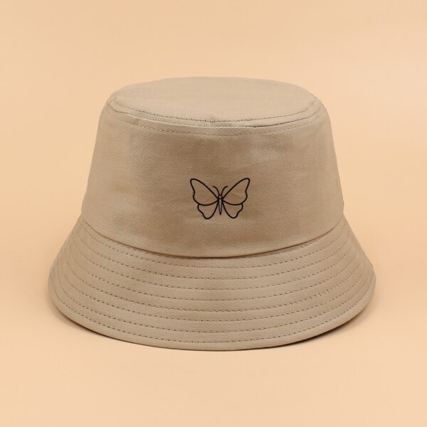 

Butterfly Print Bucket Hat, Khaki