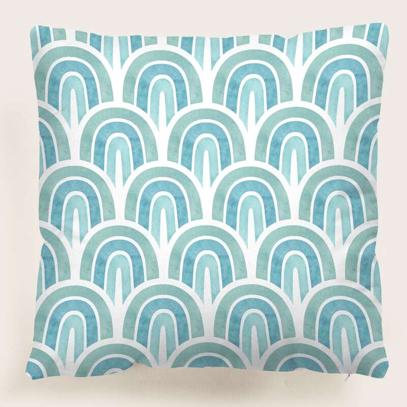 

Graphic Cushion Cover Without Filler, Multicolor