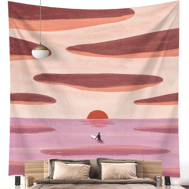 

Sunset Print Tapestry, Multicolor