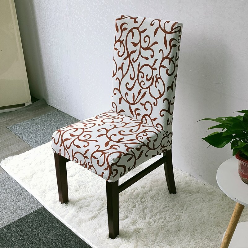 

Graphic Print Stretchy Chair Cover, Multicolor