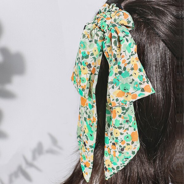 

Flower Print Hair Tie, Multicolor