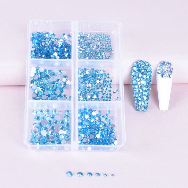 

1box Nail Art Decoration, Baby blue
