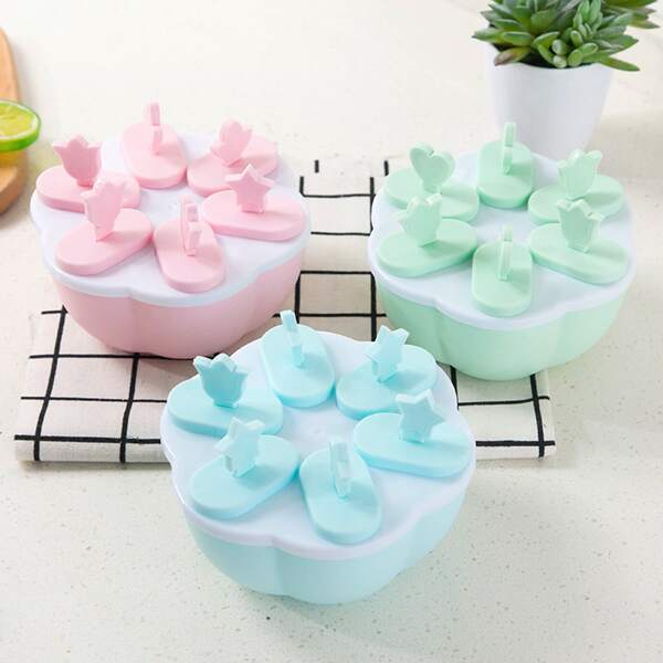 

1pc Random Color Popsicle Mold, Multicolor