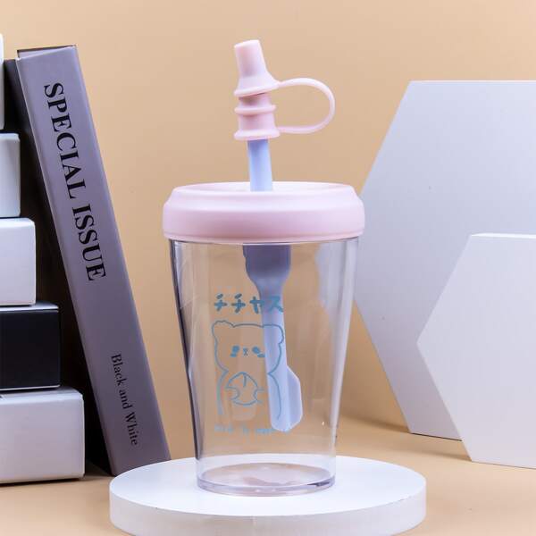 

Cartoon Graphic Tumbler, Pink