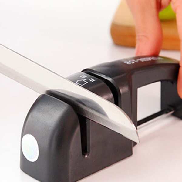 

1pc Multifunction Knife Sharpener, Black