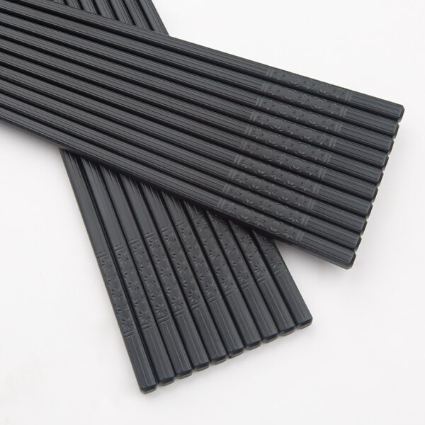 

10pairs Plastic Chopsticks, Black