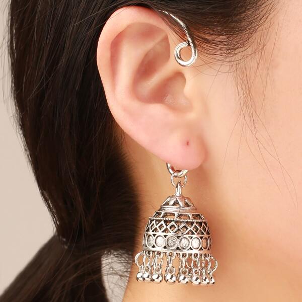 

Jhumka Серьги-подвески, Античное серебро