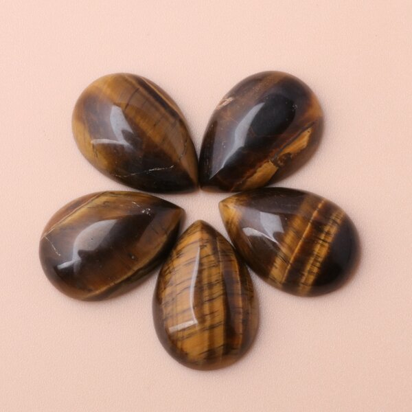 

5pcs Water-drop Shaped DIY Jewelry Accessory, Camel