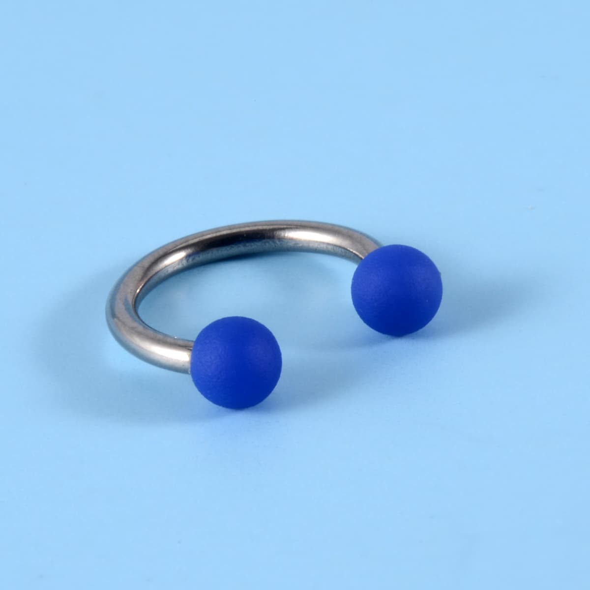 

Guys Simple Nose Ring, Silver