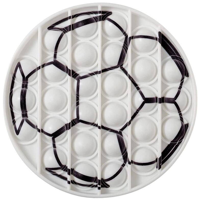 

1pc Geo Shaped Push Bubble Toy, Multicolor