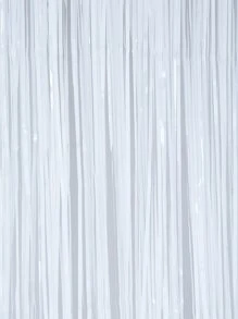kumozawa 2件/組 -100*200cm 白色流蘇窗簾，派對裝飾窗簾，亮面金屬質感設計，適用於攝影工作室道具、生日派對、新娘派對、婚禮、任何節日裝飾、聖誕裝飾、背景幕、派對裝飾、活動造型、拍照亭道具、裝飾緞帶、耐用流蘇、輕量面料、活動裝飾、背景窗簾、新娘派對、母親節、畢業背景裝飾 - 白色 - 查看 2