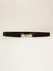Elastic Corset Belt - Black - View 1