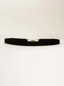 Elastic Corset Belt - Black - View 5