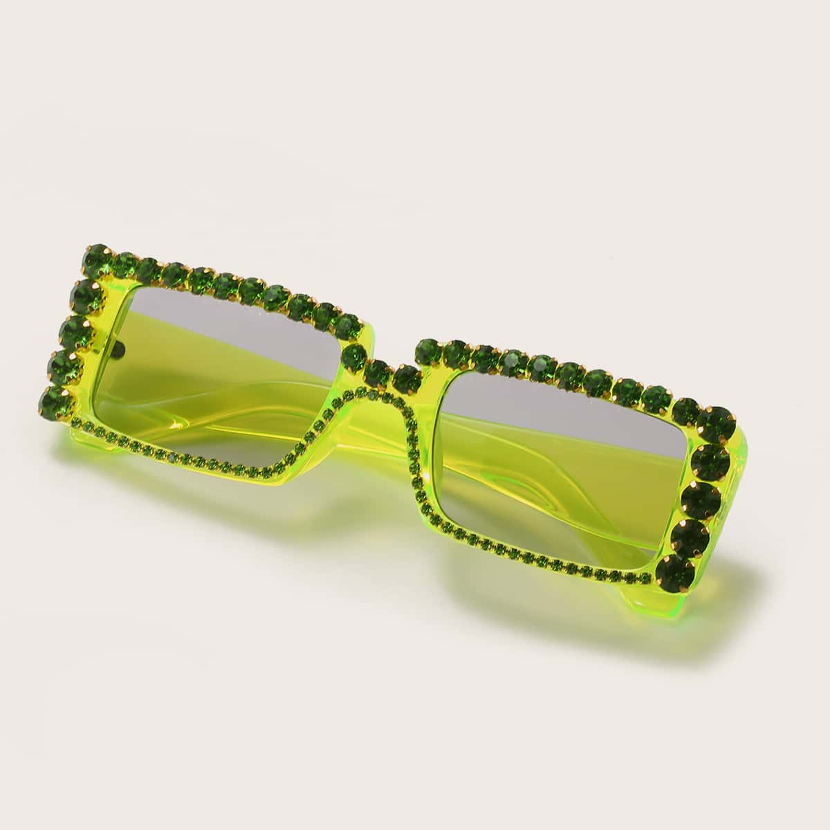 

Rhinestone Decor Sunglasses