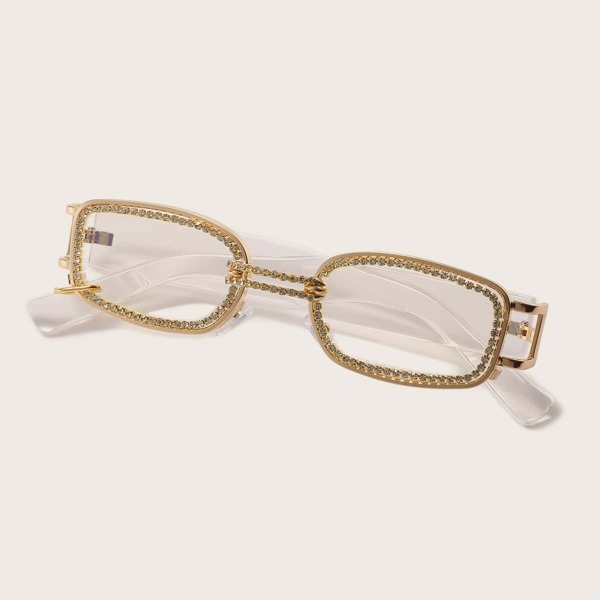 

Rhinestone Decor Eyeglasses