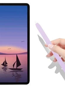 Funda de silicona complatible con Apple Pencil 2nd - Morado - Ver 2