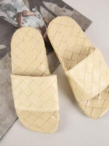 Dép & Dép tông màu trơn Kỳ nghỉ - Màu vàng - Xem 2