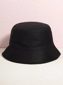 Sombrero cubo con estampado - Negro - Ver 2