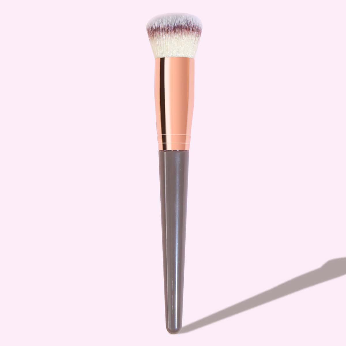 

1pc Foundation Brush, Brown