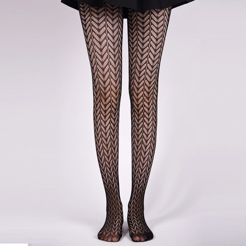 

Hollow Out Fishnet Tights, Black