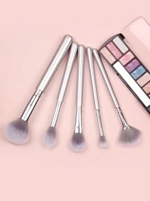 5件套化妆刷套装，化妆刷套装，化妆刷包，化妆刷套装，全套化妆刷，化妆刷套装，全套化妆工具，刷子套装，化妆刷套装，化妆礼品套装，套装，赠品，专业化妆刷，全套化妆工具 - 銀色 - 查看 2