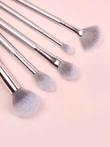 5件套化妆刷套装，化妆刷套装，化妆刷包，化妆刷套装，全套化妆刷，化妆刷套装，全套化妆工具，刷子套装，化妆刷套装，化妆礼品套装，套装，赠品，专业化妆刷，全套化妆工具 - 銀色 - 查看 3