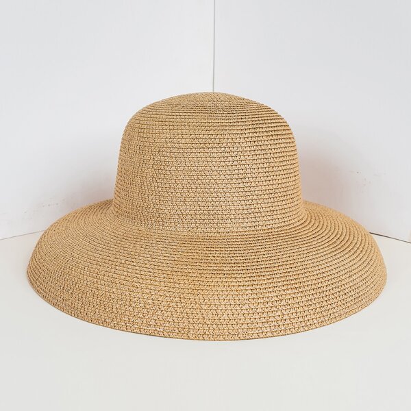 

Solid Straw Hat, Khaki