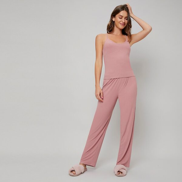 

Solid Lounge Set With Robe, Dusty pink