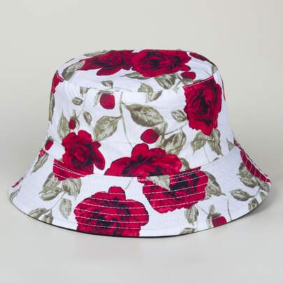 Floral Print Bucket Hat