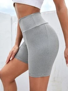 口袋純色運動短褲